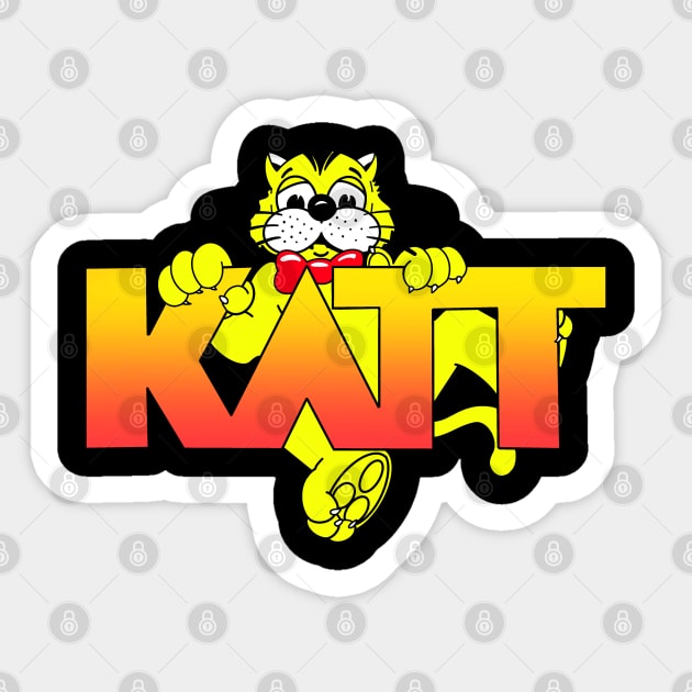 Defunct Katt Radio Sticker by Search&Destroy